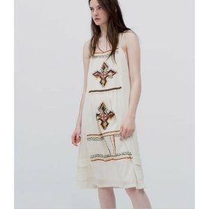 Zara embroidered dress